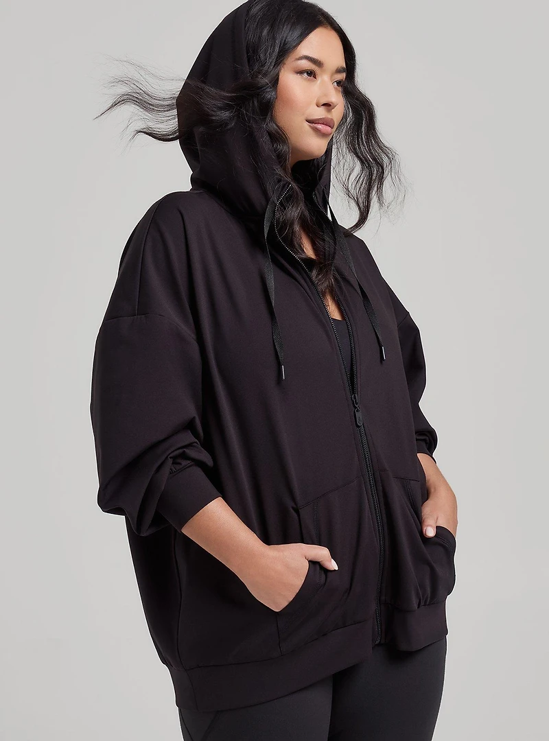 Tech Fleece Hi-Low Zip-Up Active Hoodie