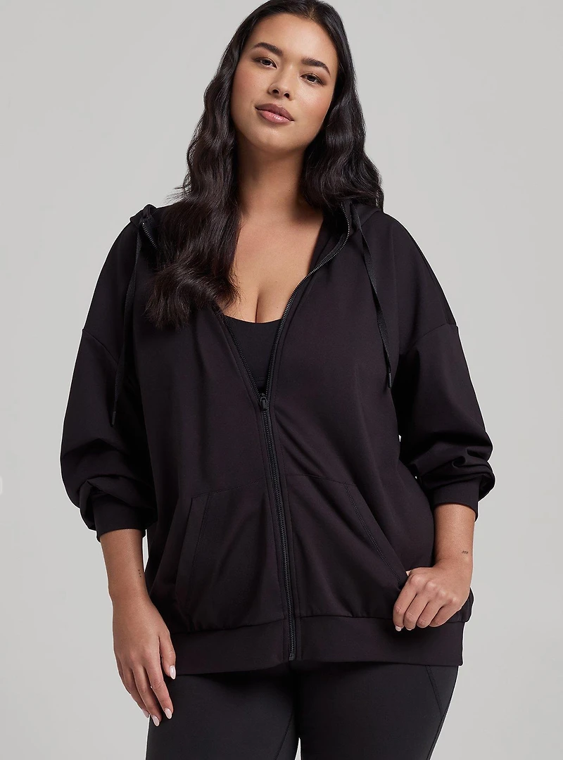 Tech Fleece Hi-Low Zip-Up Active Hoodie