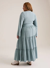 Festi Tie-Front Maxi Skirt Set