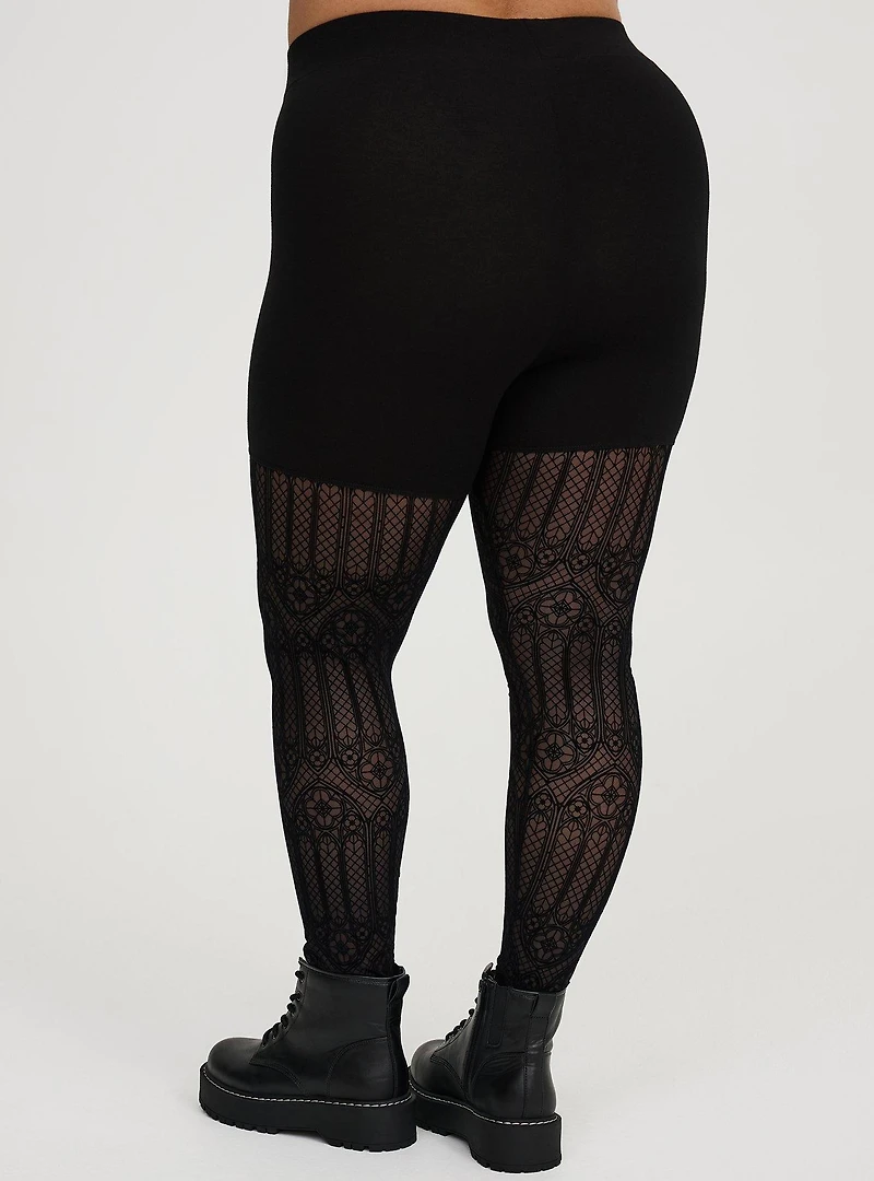 Nightfall Mesh Panel Legging