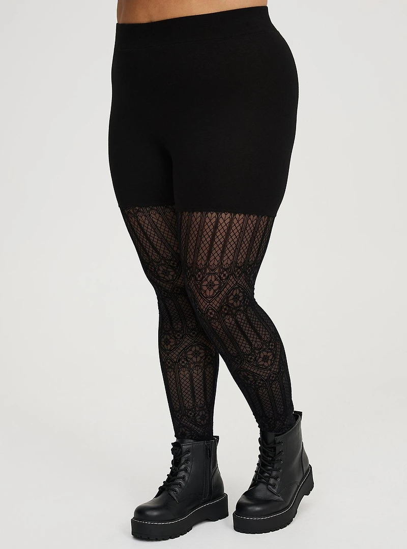Nightfall Mesh Panel Legging