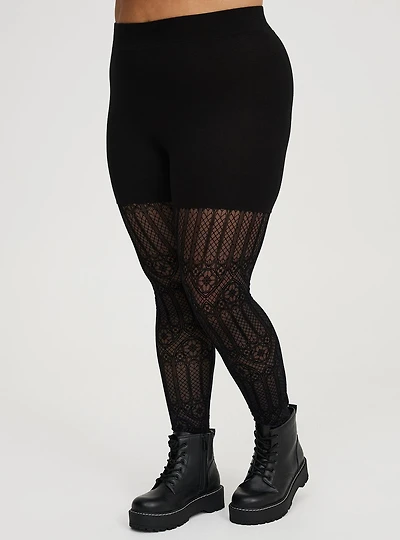Nightfall Mesh Panel Legging