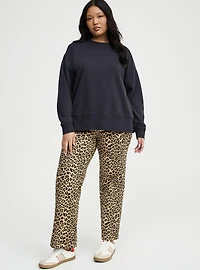 French Terry Drop Shoulder Sweatshirt