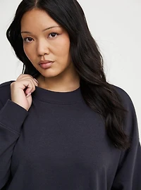 French Terry Drop Shoulder Sweatshirt