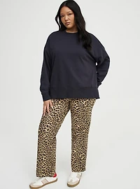 French Terry Drop Shoulder Sweatshirt