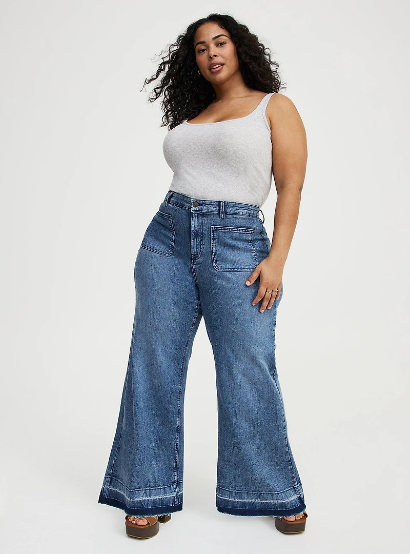 High-Rise Wide Leg Jean