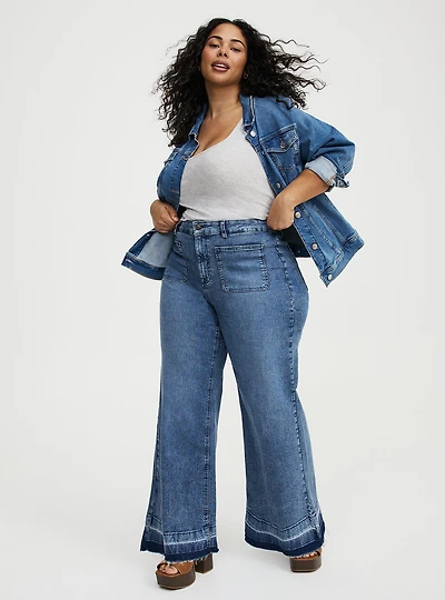 High-Rise Wide Leg Jean
