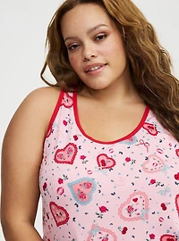 Cotton Racerback Sleep Tank