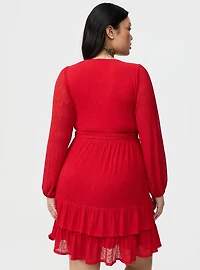 Tiered Keyhole Mini Dress