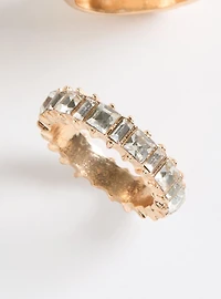Rhinestone Stackable Ring Set