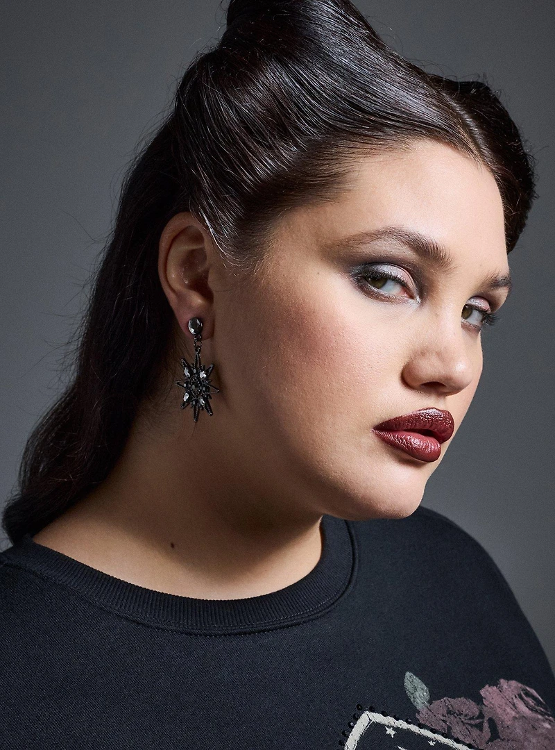 Celestial Rhinestone Drop Earrings