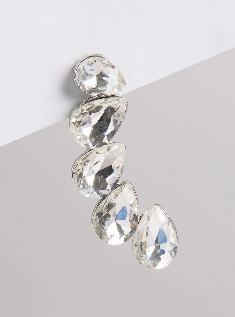 Rhinestone Crawler Earring