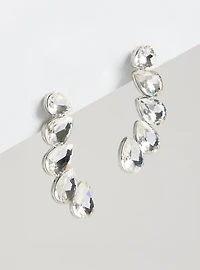 Rhinestone Crawler Earring