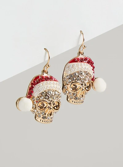 Festive Skull Earrings