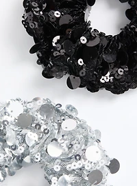 Sequin Scrunchie Set