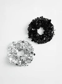 Sequin Scrunchie Set