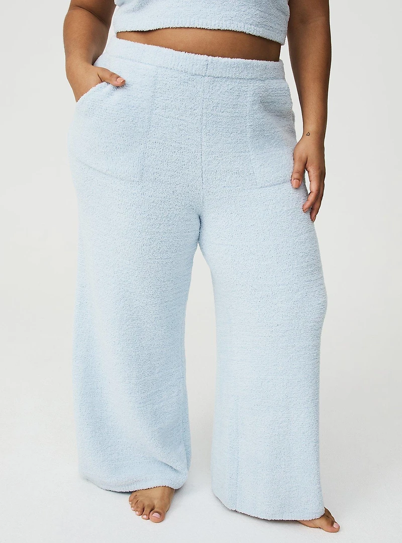 Teddy Wide Leg Lounge Pant