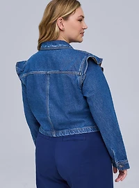 Belle Isle Ruffle Denim Jacket
