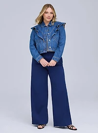 Belle Isle Ruffle Denim Jacket