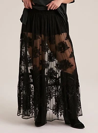 Festi Lace Maxi Skirt