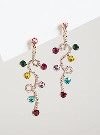 Holiday Lights Hoop Earrings