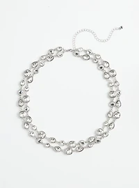 Rhinestone Layered Necklace