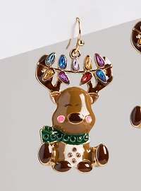 Reindeer Lights Earrings