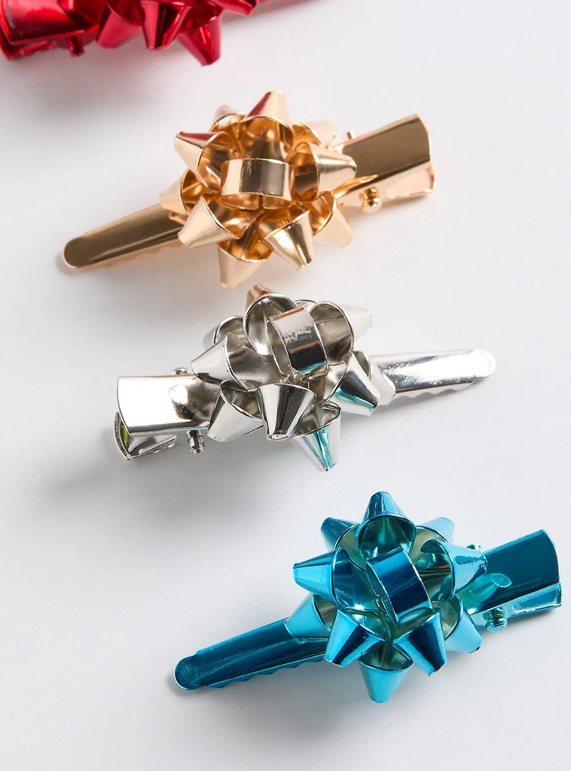 Present Mini Hair Barrettes