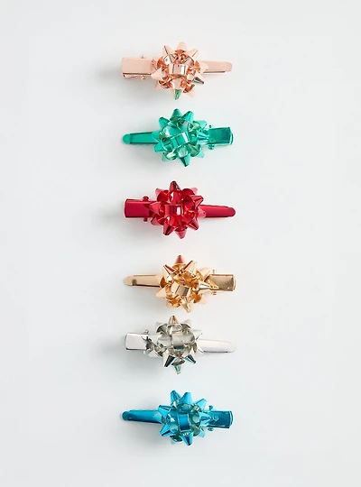 Present Mini Hair Barrettes