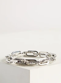 Pave Link Stretch Bracelet