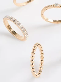 Stackable Stone Ring Set