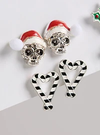 Dark Holiday Stud Earring Set