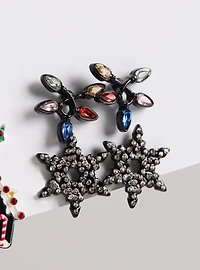 Dark Holiday Stud Earring Set