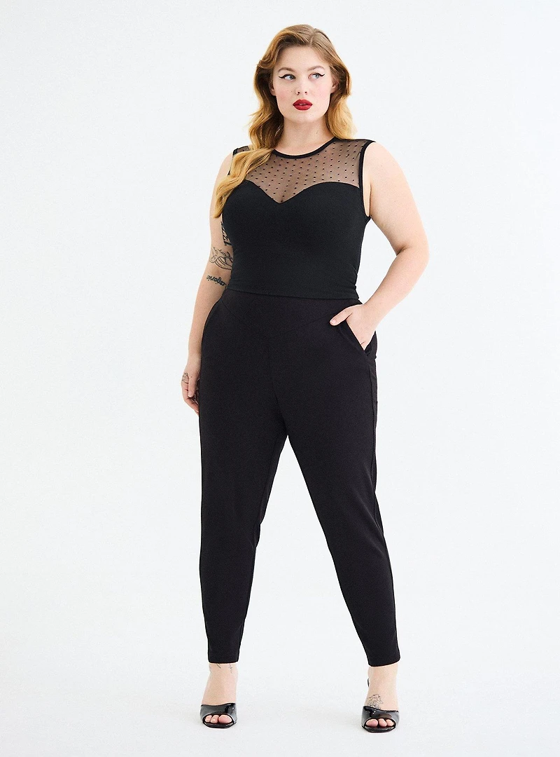 Retro Chic Cigarette Pant