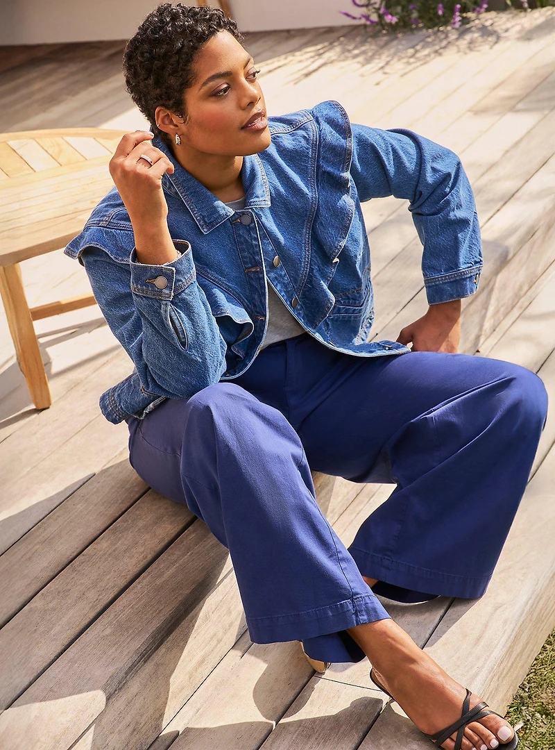 Belle Isle High-Rise Wide Leg Trouser