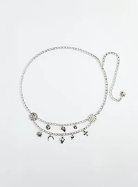 Chain Link Charm Belt
