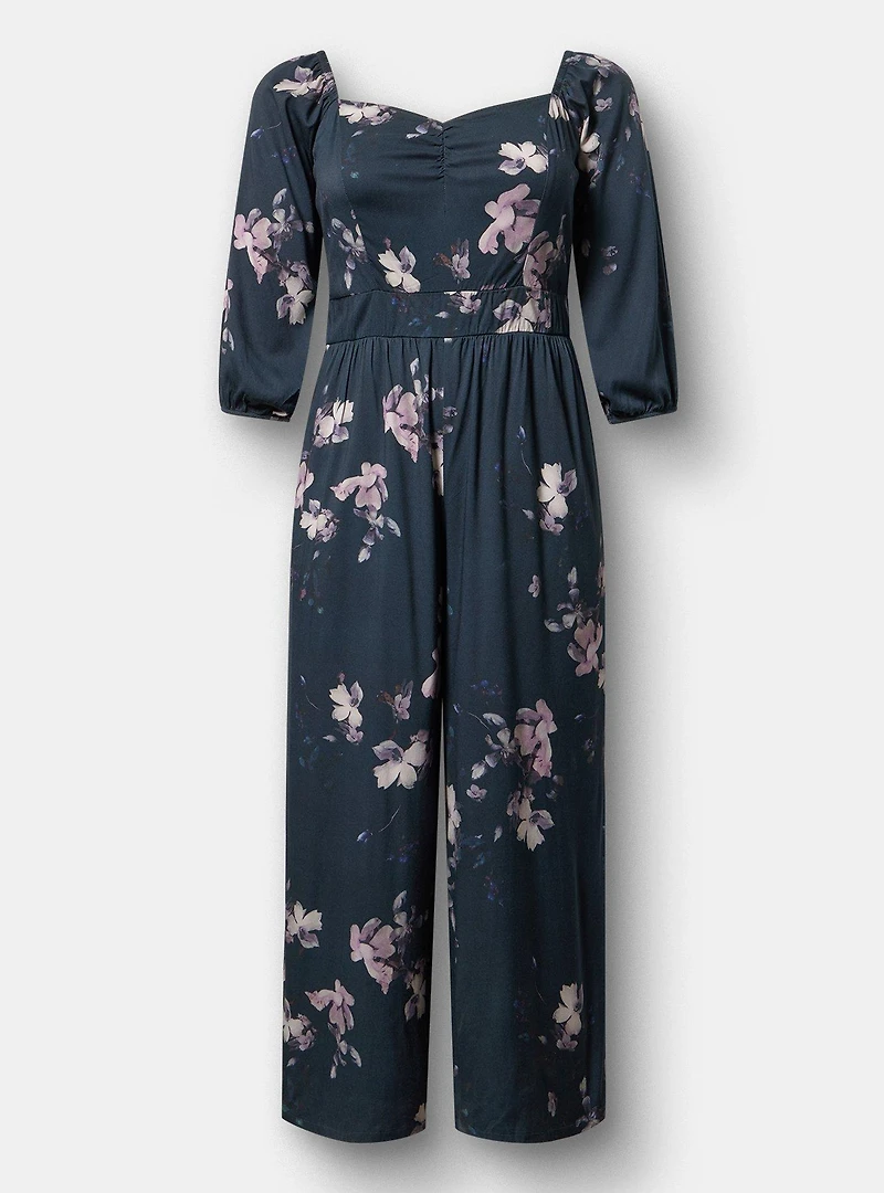 Challis Wide Leg Jumpsuit