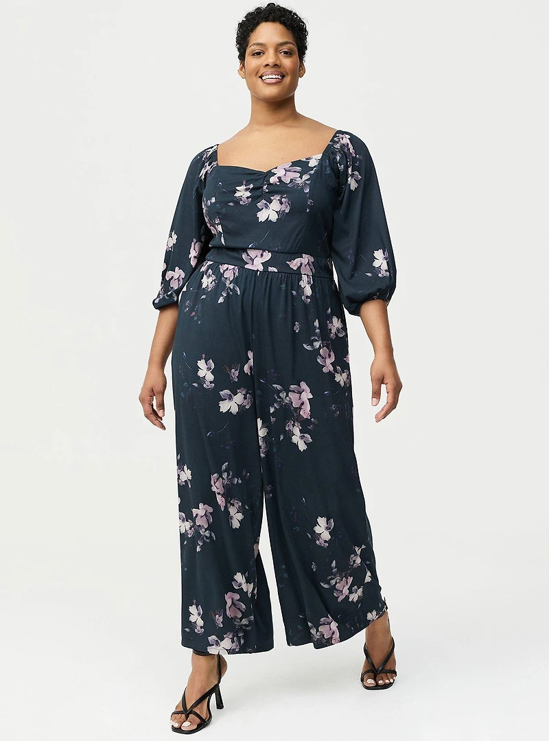 Challis Wide Leg Jumpsuit