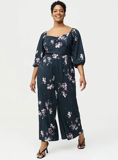 Challis Wide Leg Jumpsuit