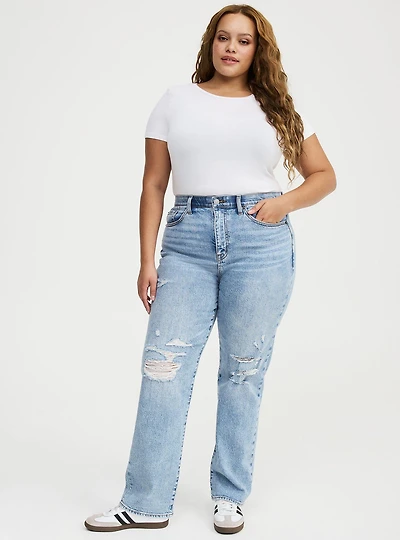 High-Rise Straight Jean