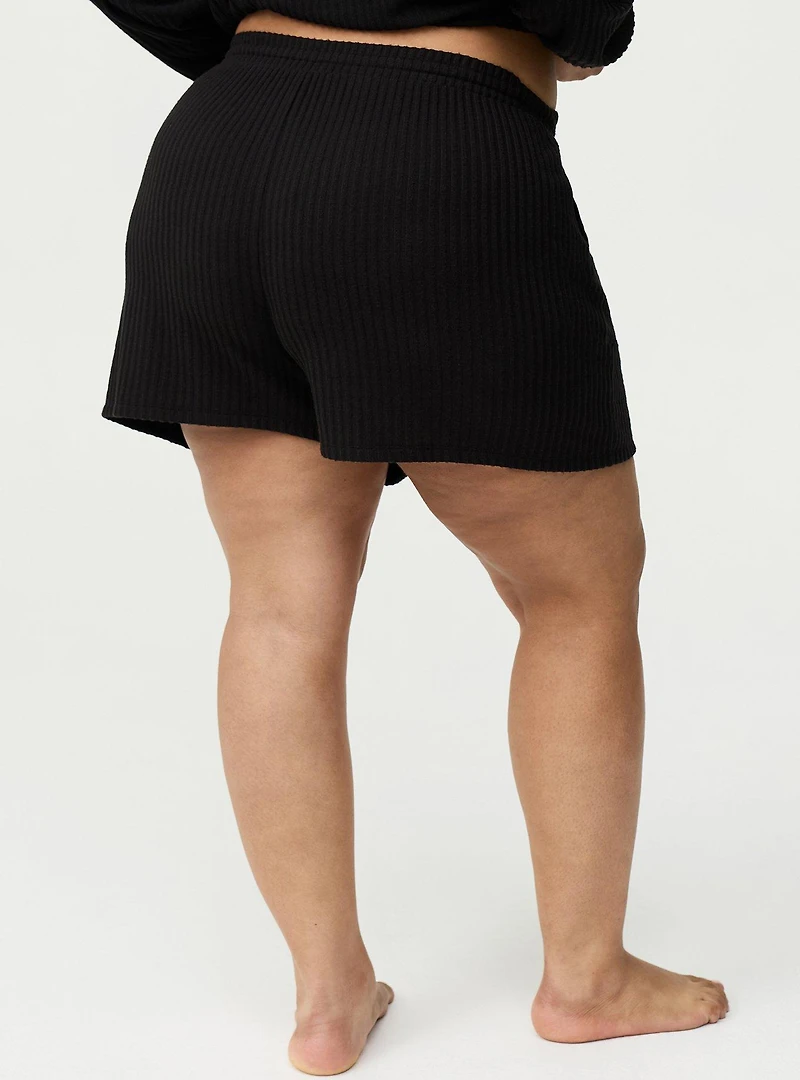 Super Soft Plush Rib Lounge Short