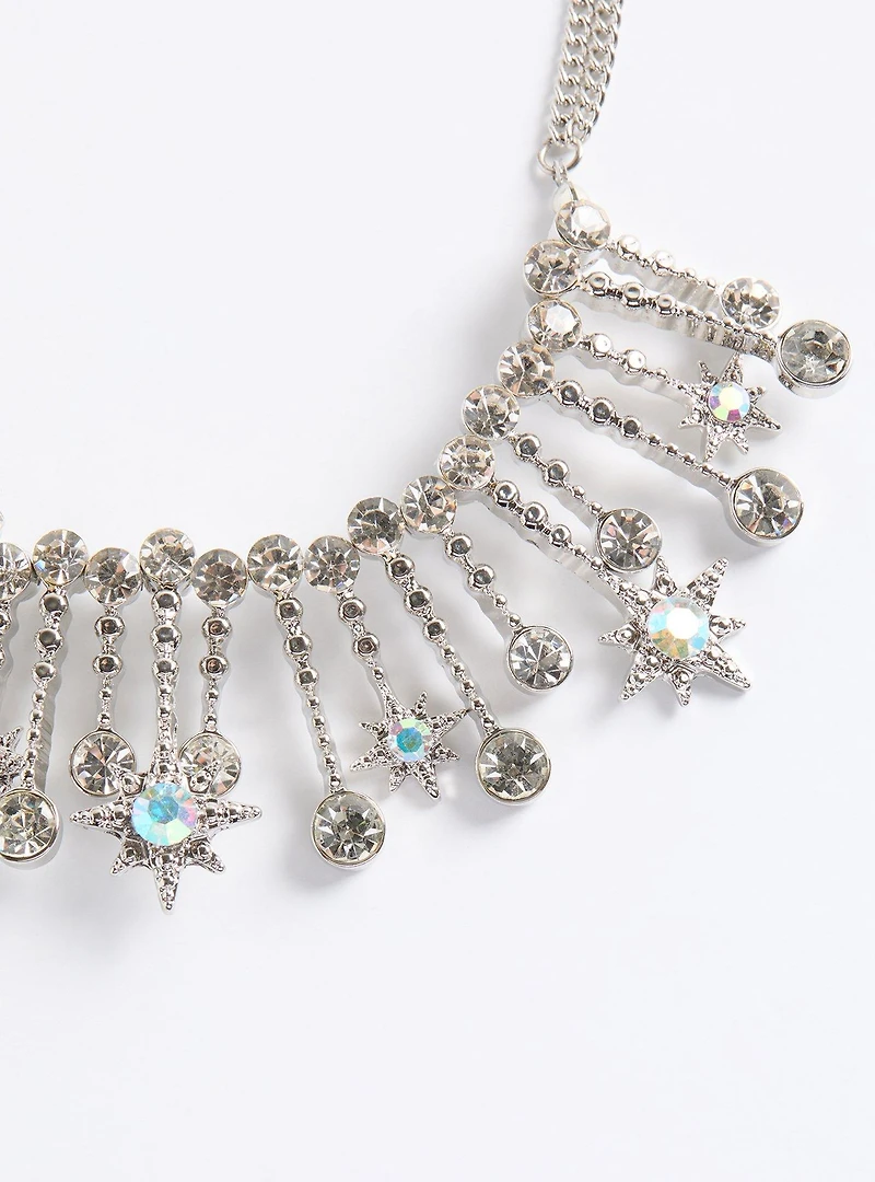 Celestial Rhinestone Necklace
