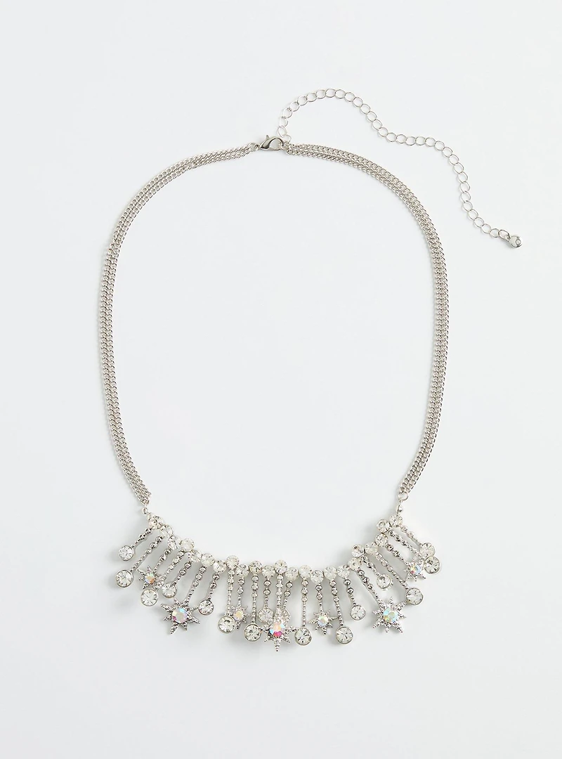 Celestial Rhinestone Necklace