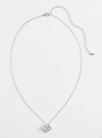 Pave Clover Necklace