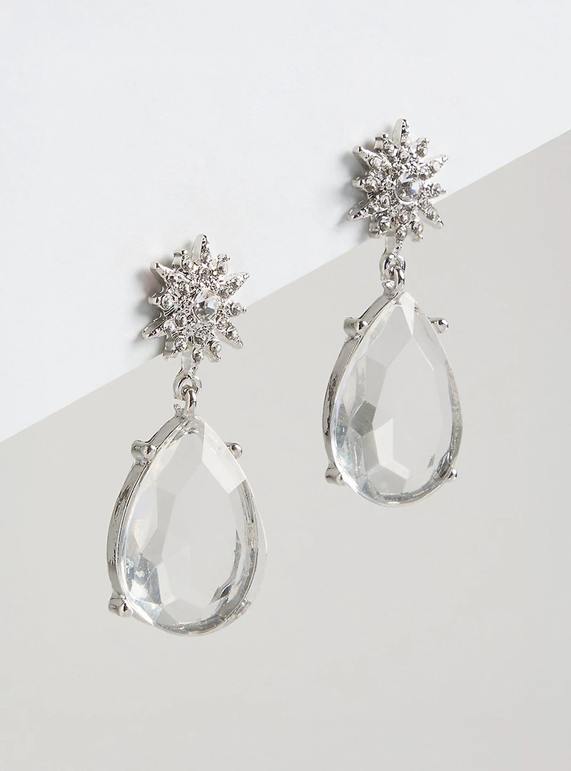 Celestial Rhinestone Drop Earrings