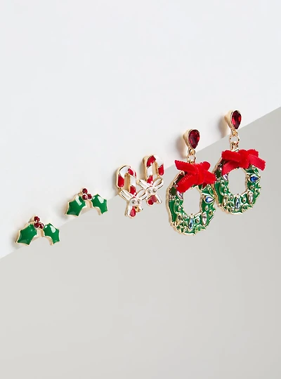 Whimsy Holiday Earring Set