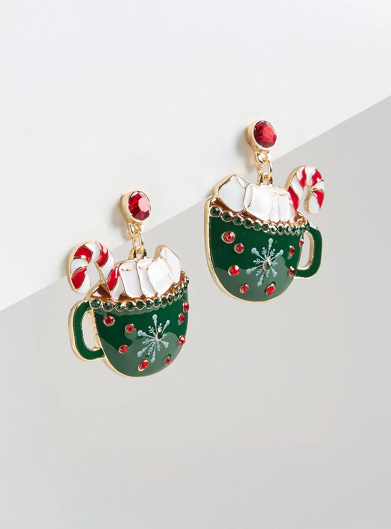 Hot Cocoa Statement Earrings