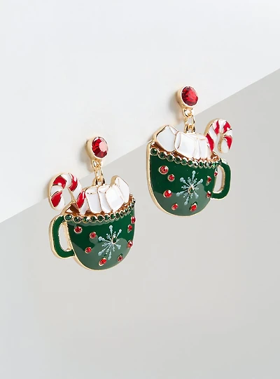 Hot Cocoa Statement Earrings