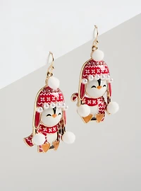 Snow Penguin Earrings
