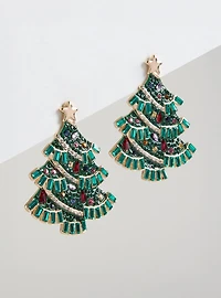 Christmas Tree Statement Earrings